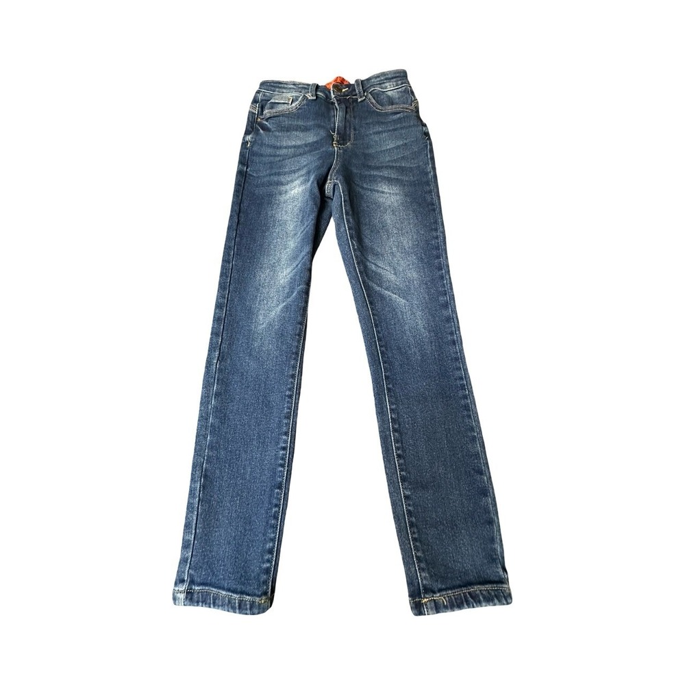 Wax Jean Denim Pants Men 0/24 Blue Butt I Love You Slim Faded Whiskered Casual